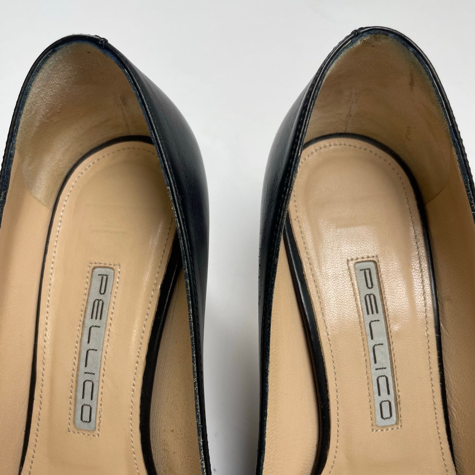 PELLICO ペリーコ / レザーパンプス ブラック 参考定価：40,000程度