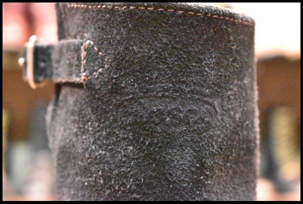  7 5 E 14年 WESCO ウエスコ カスタムボス 黒スエード ブラックラフアウト ビブラム430 エンジニア ブーツ BOSS FL 290 エンジニアブーツ ブーツ 革靴