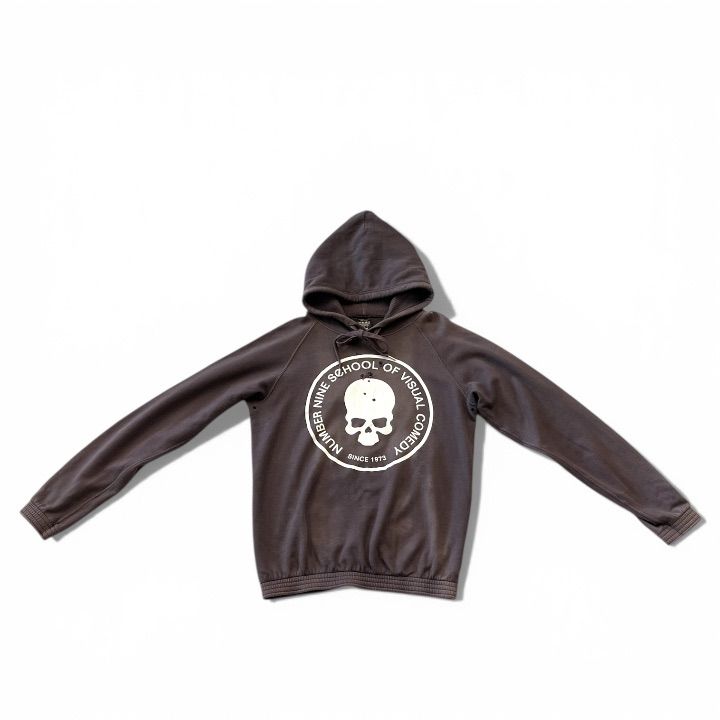 NUMBER (N)INE ナンバーナイン 復刻 スカルフーディー 弾痕 散弾加工