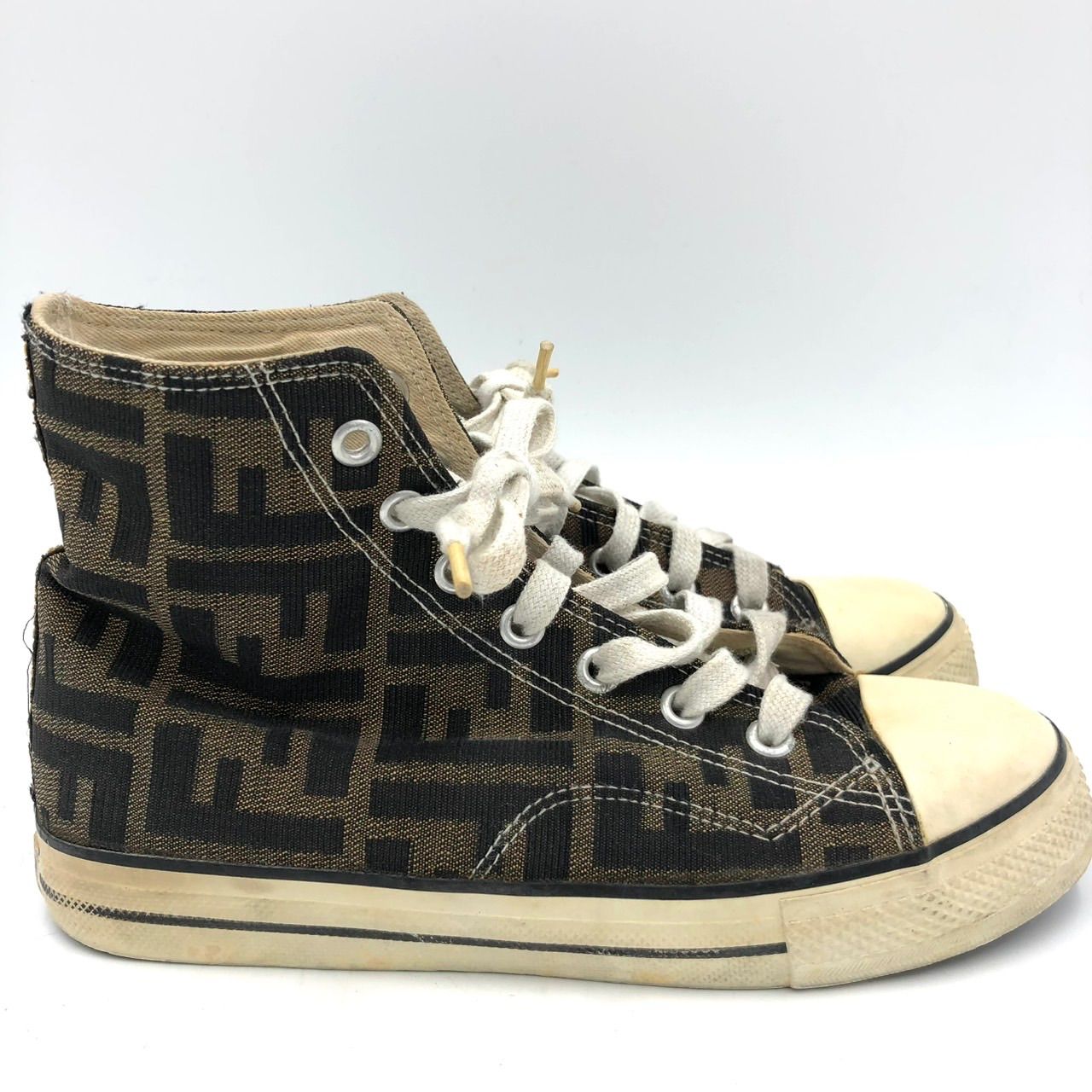 フェンディ FENDI スニーカー オールスター ハイカット ズッカ柄 37