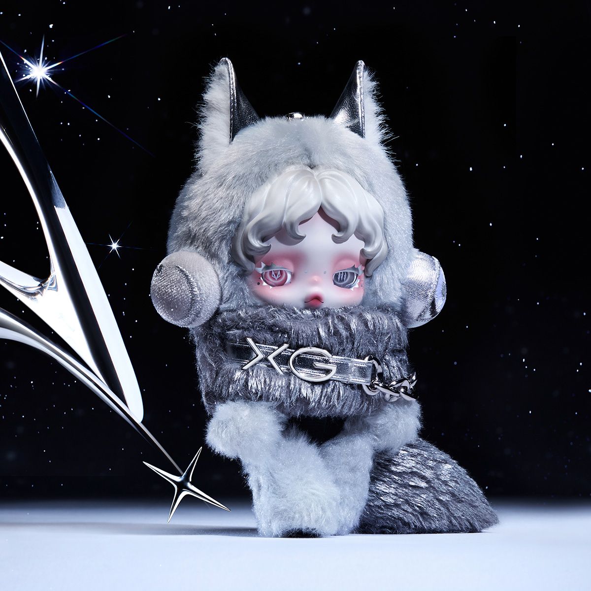 日本限定】SKULLPANDA × XG スカルパンダ 正規品 POP MART ぬいぐるみ