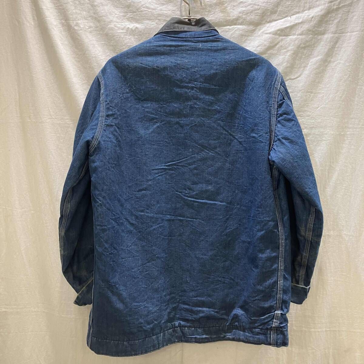 Sears デニムカバーオール 裏地ブランケット size M インディゴ