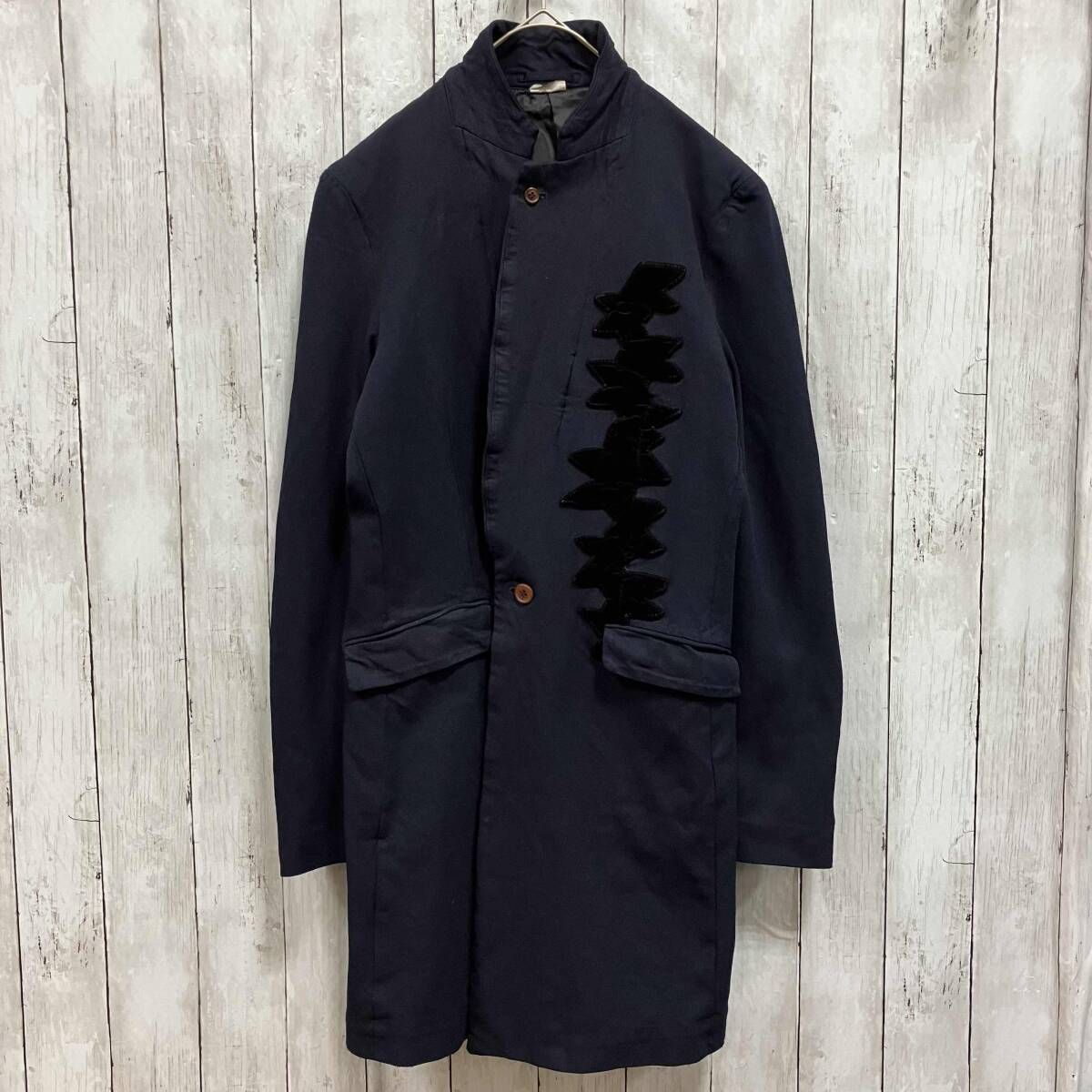 COMME des GARCONS HOMME PLUS／AD2006 ポリ縮絨ロングジャケット／PR