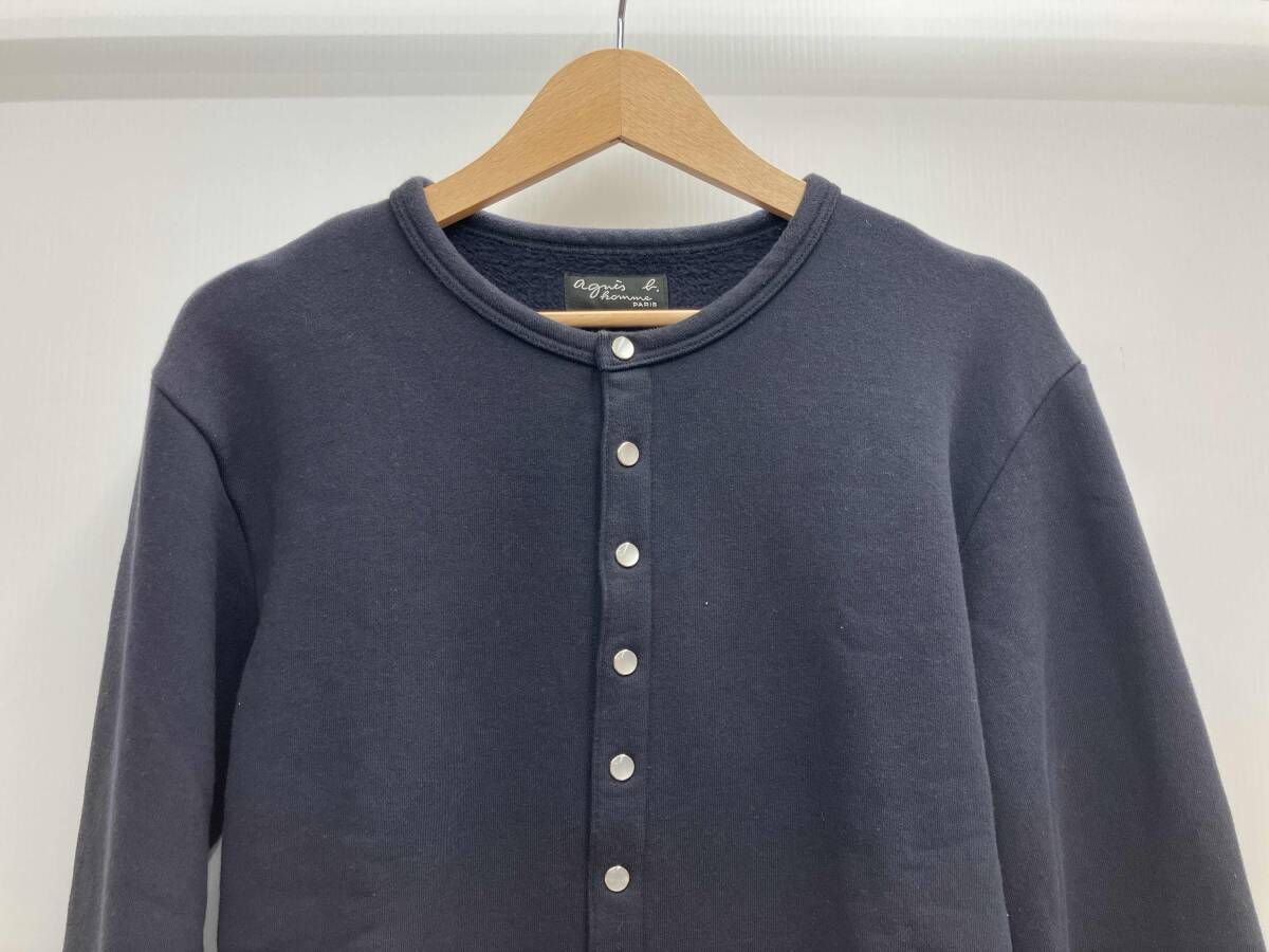 agnes b. アニエスベー スナップボタンカーディガン CARDIGAN