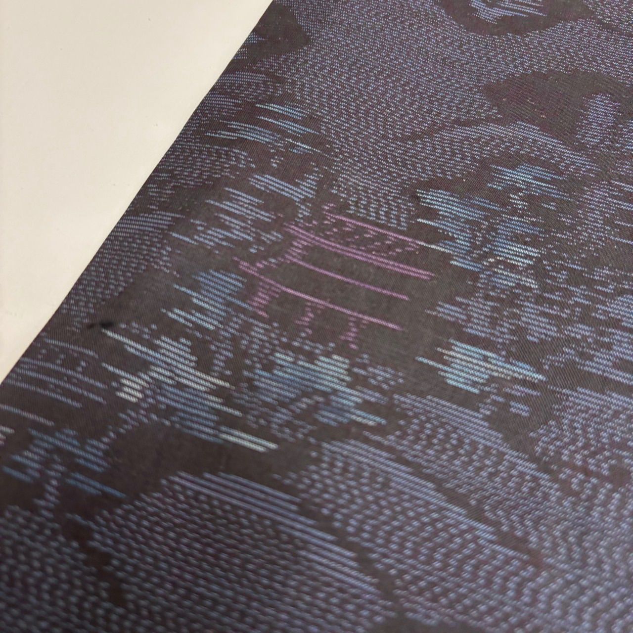 本場大島紬 泥藍染 裄65 素敵な絣柄 正絹 着物 MK-2728 - メルカリ