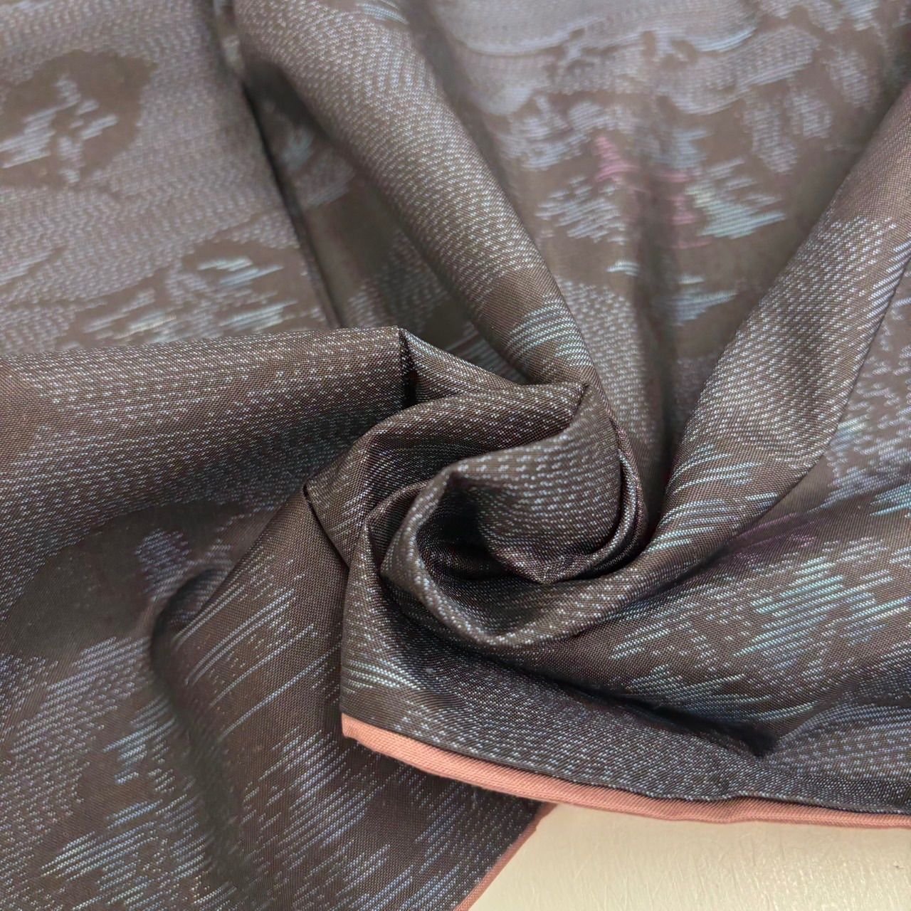 本場大島紬 泥藍染 裄65 素敵な絣柄 正絹 着物 MK-2728 - メルカリ