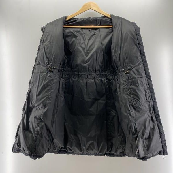 中古】COACH F86045 ダウンコート ブラック XS R-C コーチ[24 