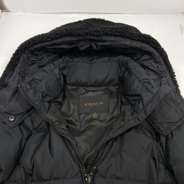 中古】COACH F86045 ダウンコート ブラック XS R-C コーチ[24 