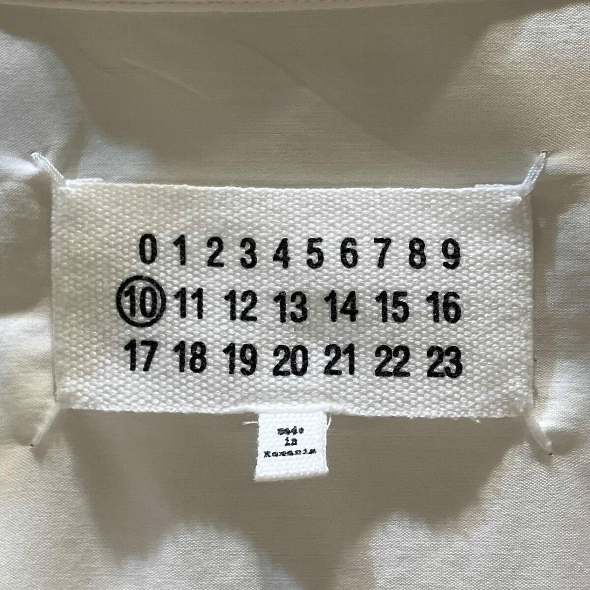 Maison Margiela 長袖シャツ size 46 ホワイト メゾンマルジェラ