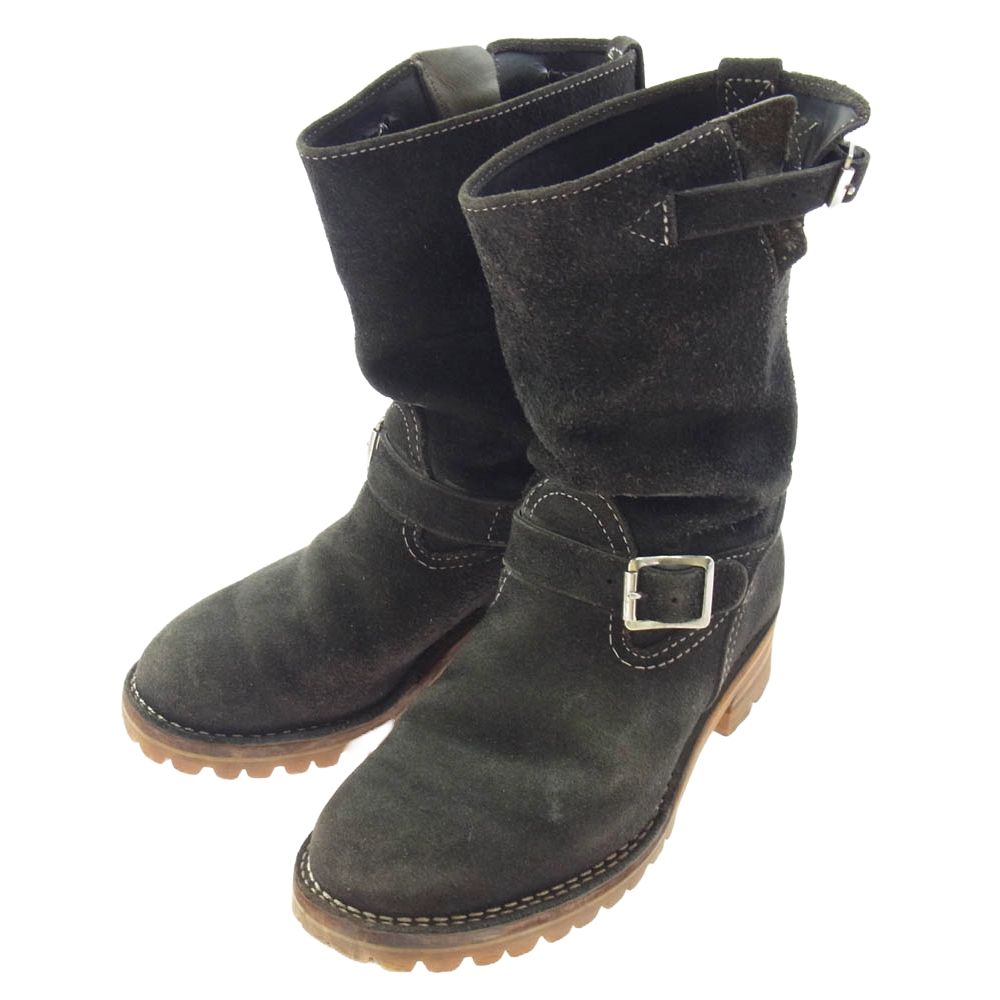 WESCO ウエスコ NV7710100 CUSTOM BOSS Engineer Boots カスタム ボス スエード エンジニア ブーツ ブラック系 8.5E