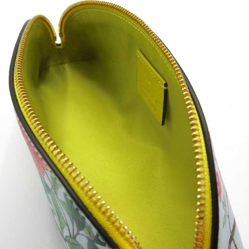 新品】グッチ ペンケース ポーチ GUCCI フラワー柄 プリント ペンシル