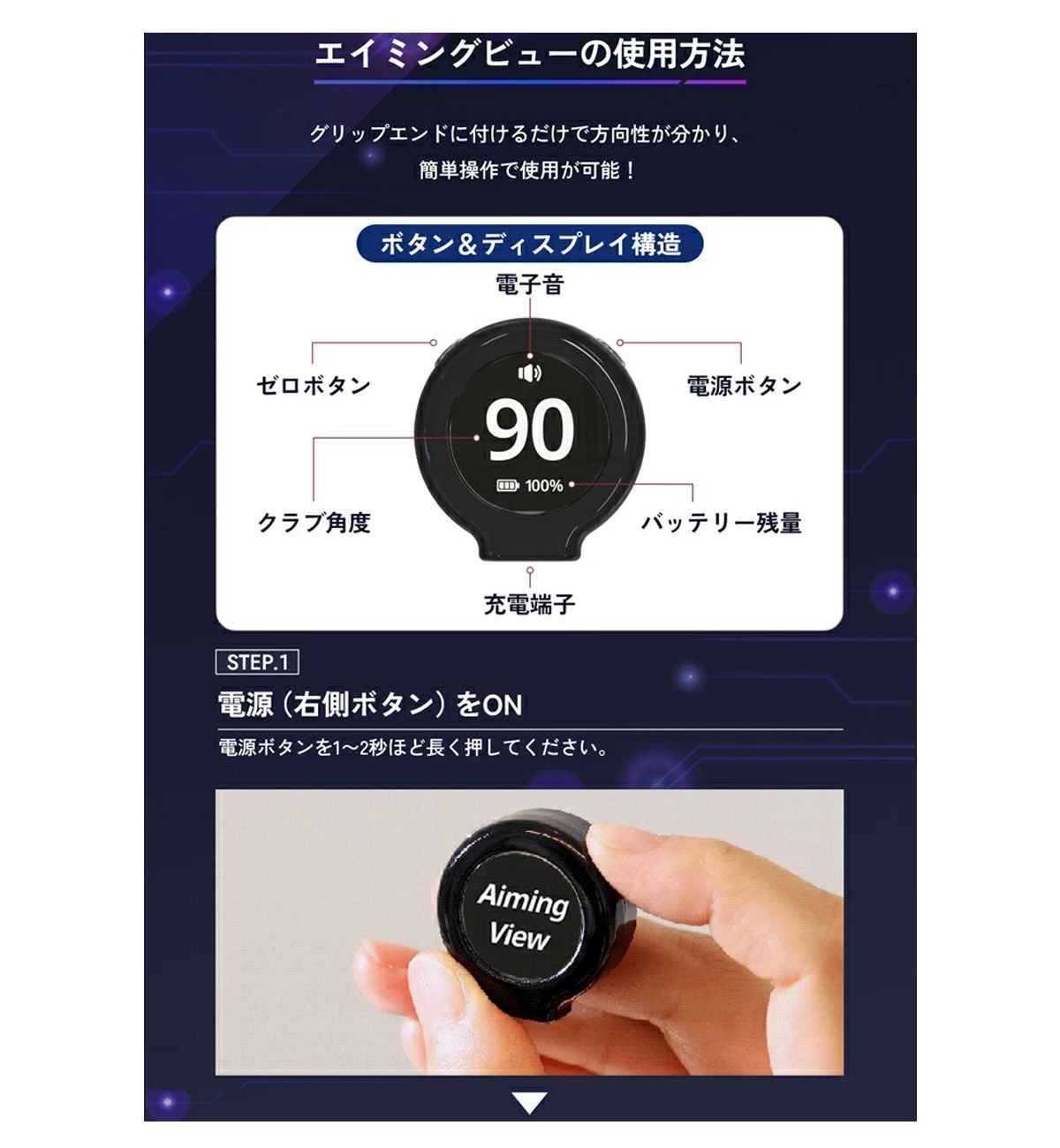 X VIC GPSナビ ブラック エイミングビュー　未使用品 Amazon.co.jp: XVIC エックスビック エイミングビュー ゴルフ