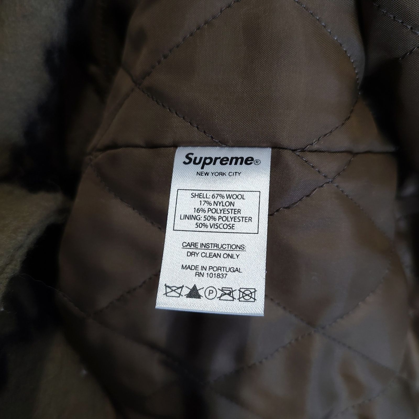 Supreme シュプリーム 20AW Script Logos Wool Overcoat ウール コート