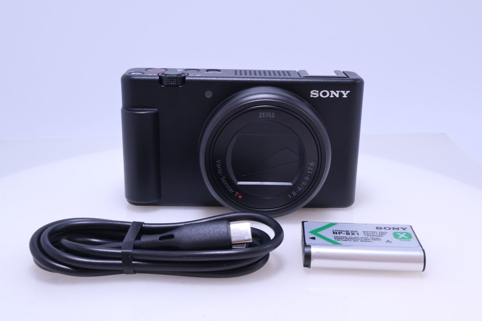 ほぼ新品】SONY ZV-1II ブラック ウィンドスクリーン付属 18-50mm F1.8