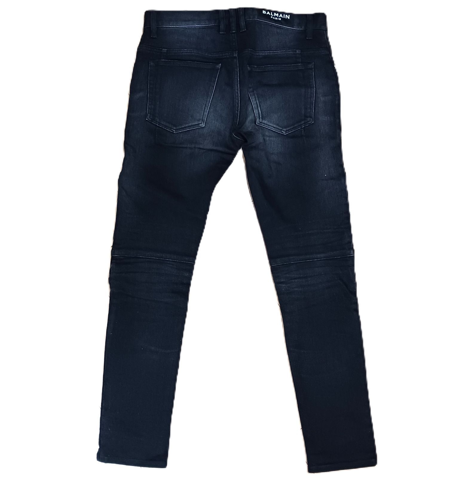 バルマン BALMAIN メンズ パンツ ボトムス デニム バイカーパンツ