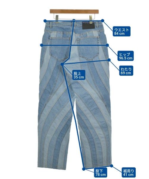 MUGLER デニムパンツ レディース 【古着】【中古】【送料無料】 - メルカリ