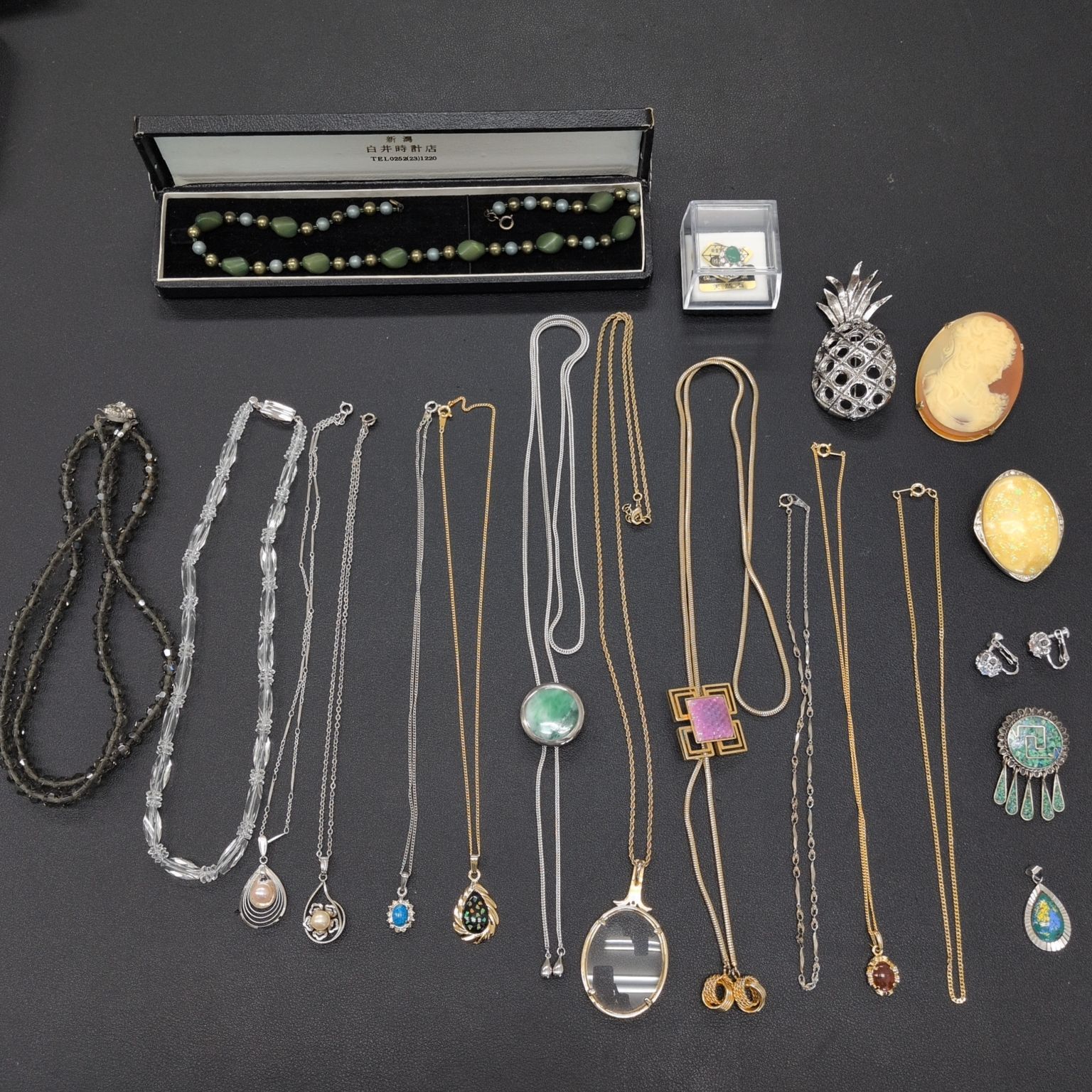 遺品整理まとめて㉟】ジュエリー 20点 18KGP SILVER ネックレス 