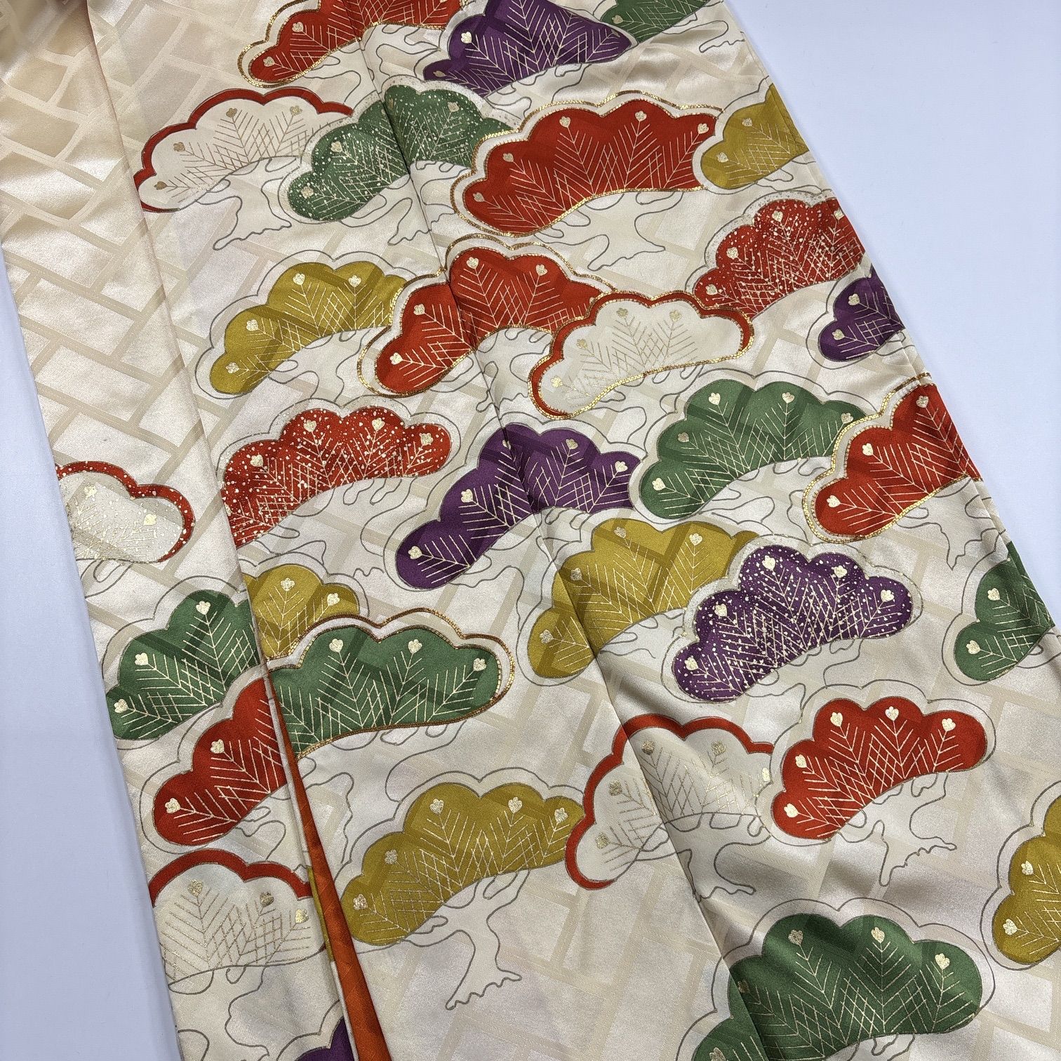 振袖 4枚 正絹 着物まとめ売り 同梱購入歓迎 リメイク用 着付け練習用