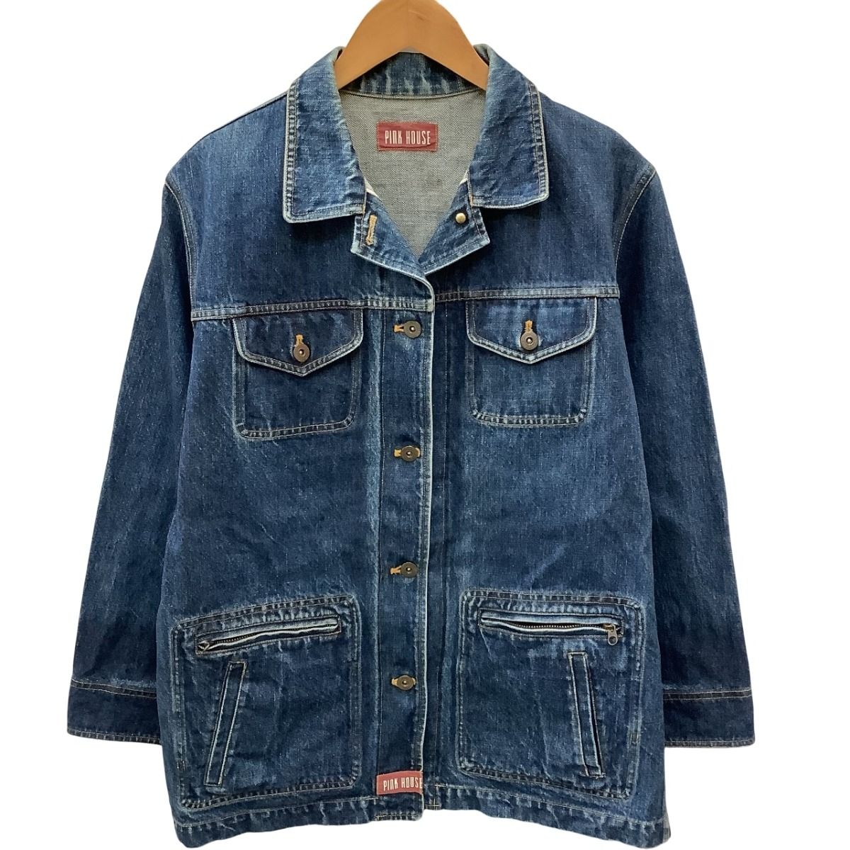 ♪♪PINK HOUSE ピンクハウス レディース デニムジャケット ブルー