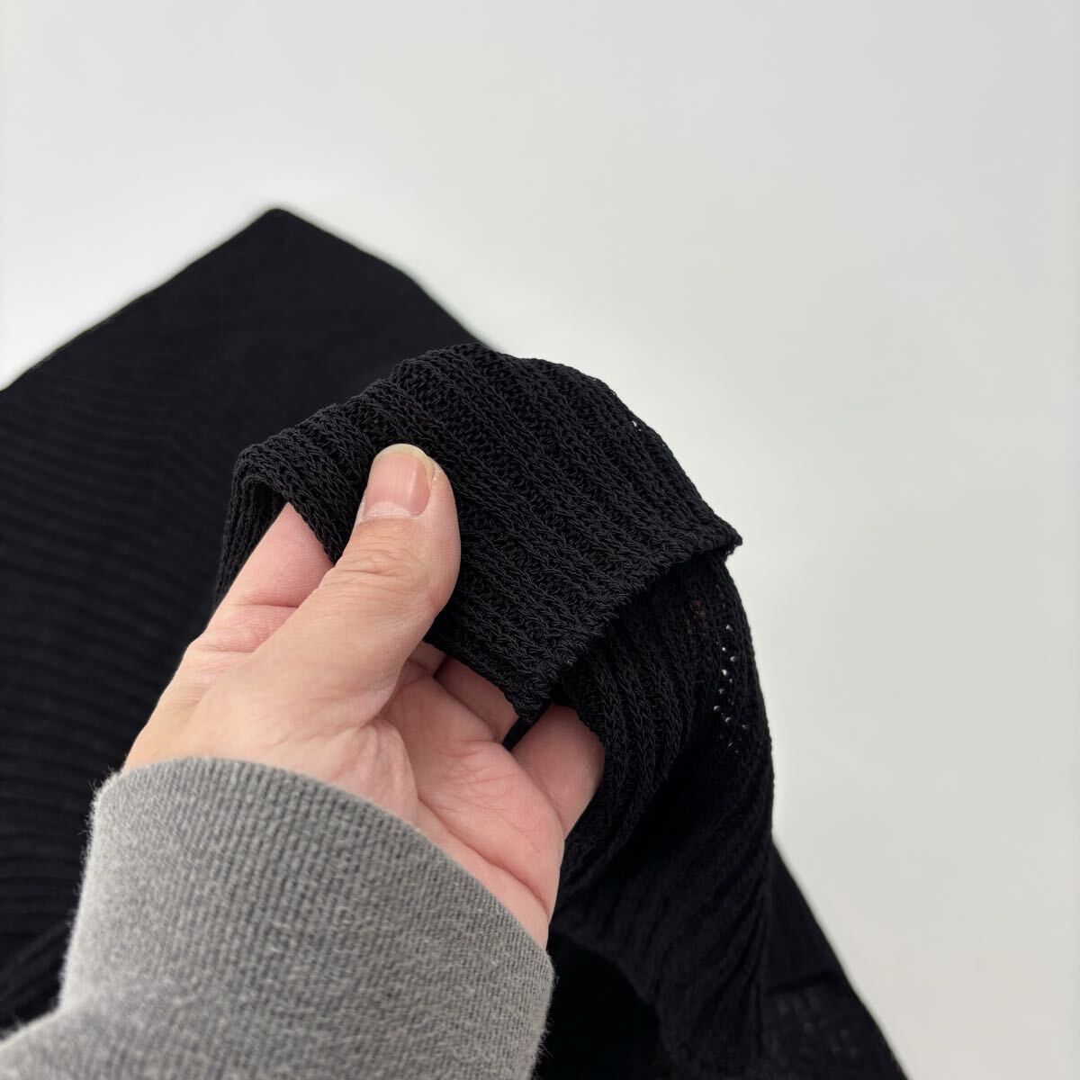 ISSEY MIYAKE イッセイミヤケ 縦 リブ カットソー MADE IN JAPAN 日本