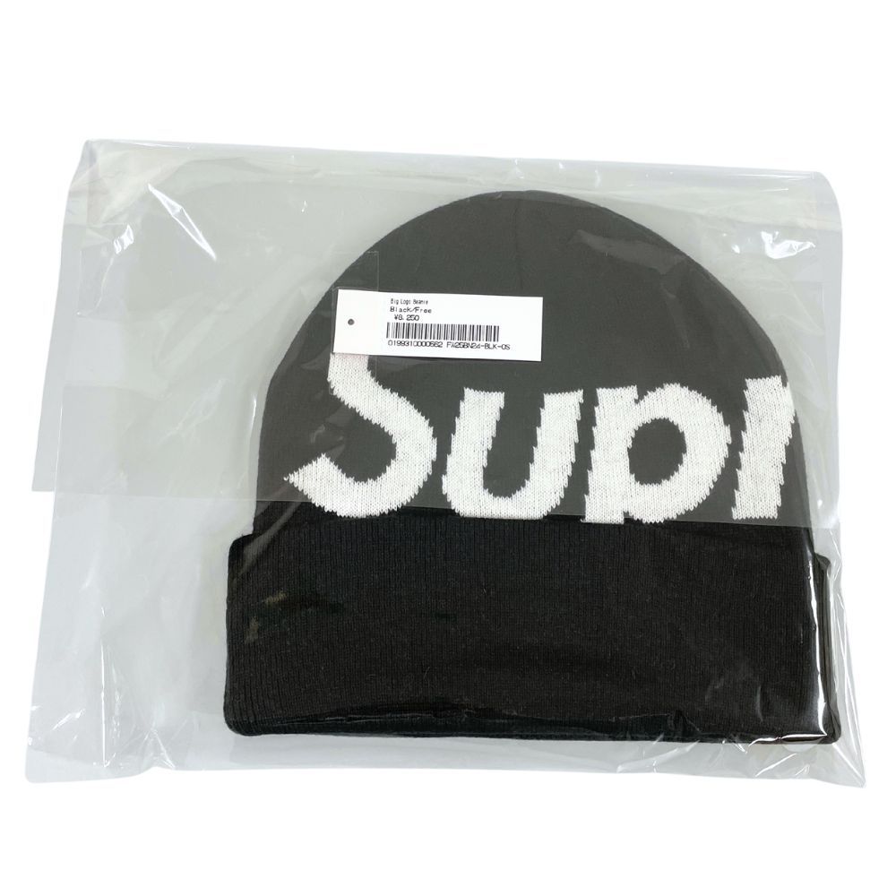 値下げ可能　Supreme ビックロゴビーニー　ブラック SUPREME シュプリーム 25AW Big Logo Beanie ビッグロゴ ビーニー
