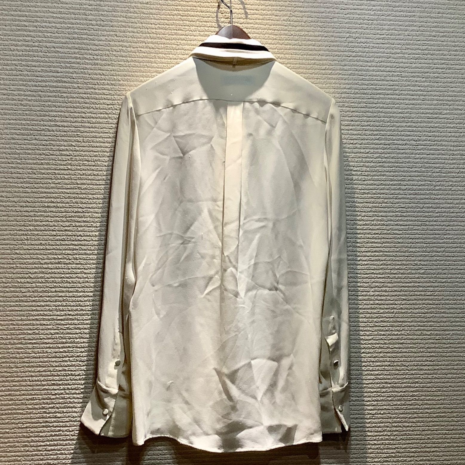 ヴァレンティノ VALENTINO ボウタイ リボン ネクタイ シルク ブラウス