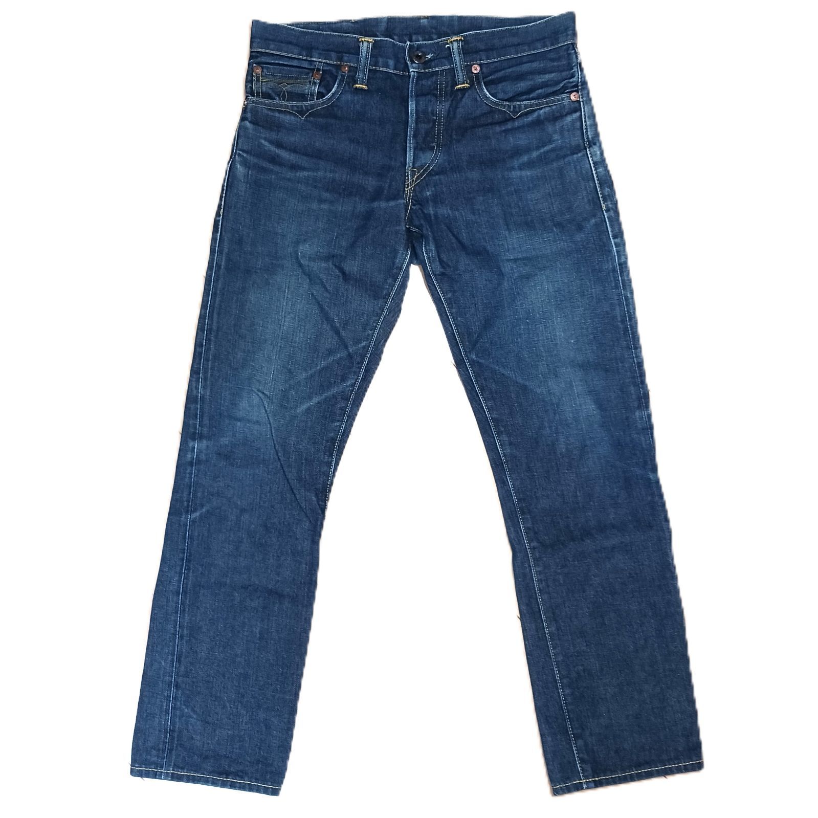 ダブルアールエル RRL セルビッチ ブルーデニムパンツ SLIM FIT スリム