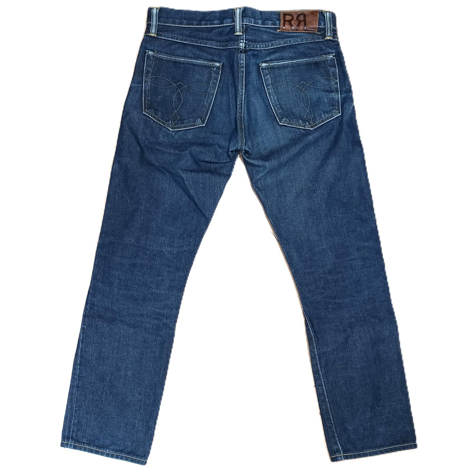 ダブルアールエル RRL セルビッチ ブルーデニムパンツ SLIM FIT スリム 