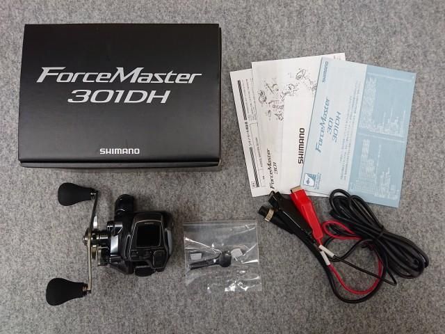 未使用品】 シマノ 25 フォースマスター 301DH (左) 電動リール