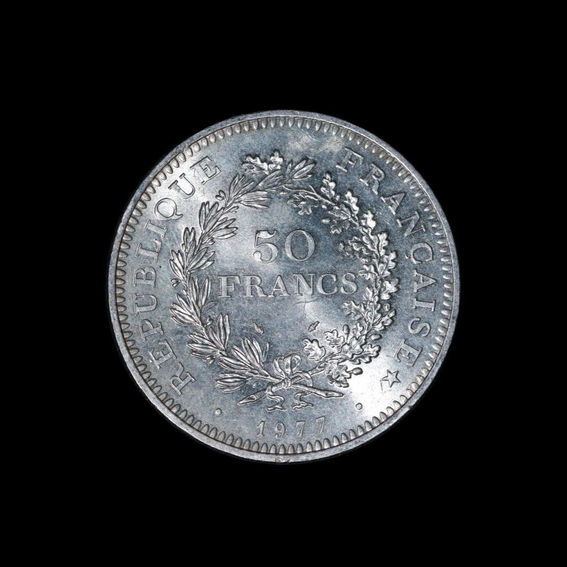 FRANCE フランス 5th Rep 第五共和政（1958~） 50Francs 50フラン 1977