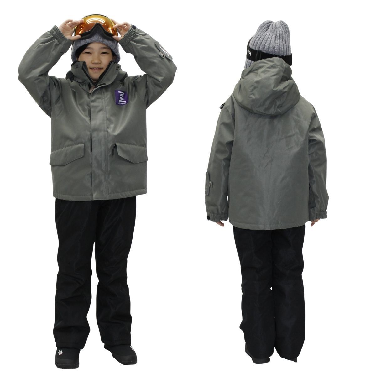BANNNE バンネ キッズ ジュニア 子ども スキーウェア 上下セット