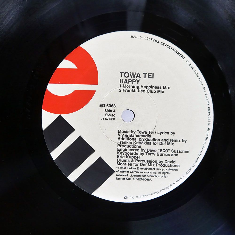 米 US盤 TOWA TEI/HAPPY?/ELEKTRA ED6068 12 - メルカリ