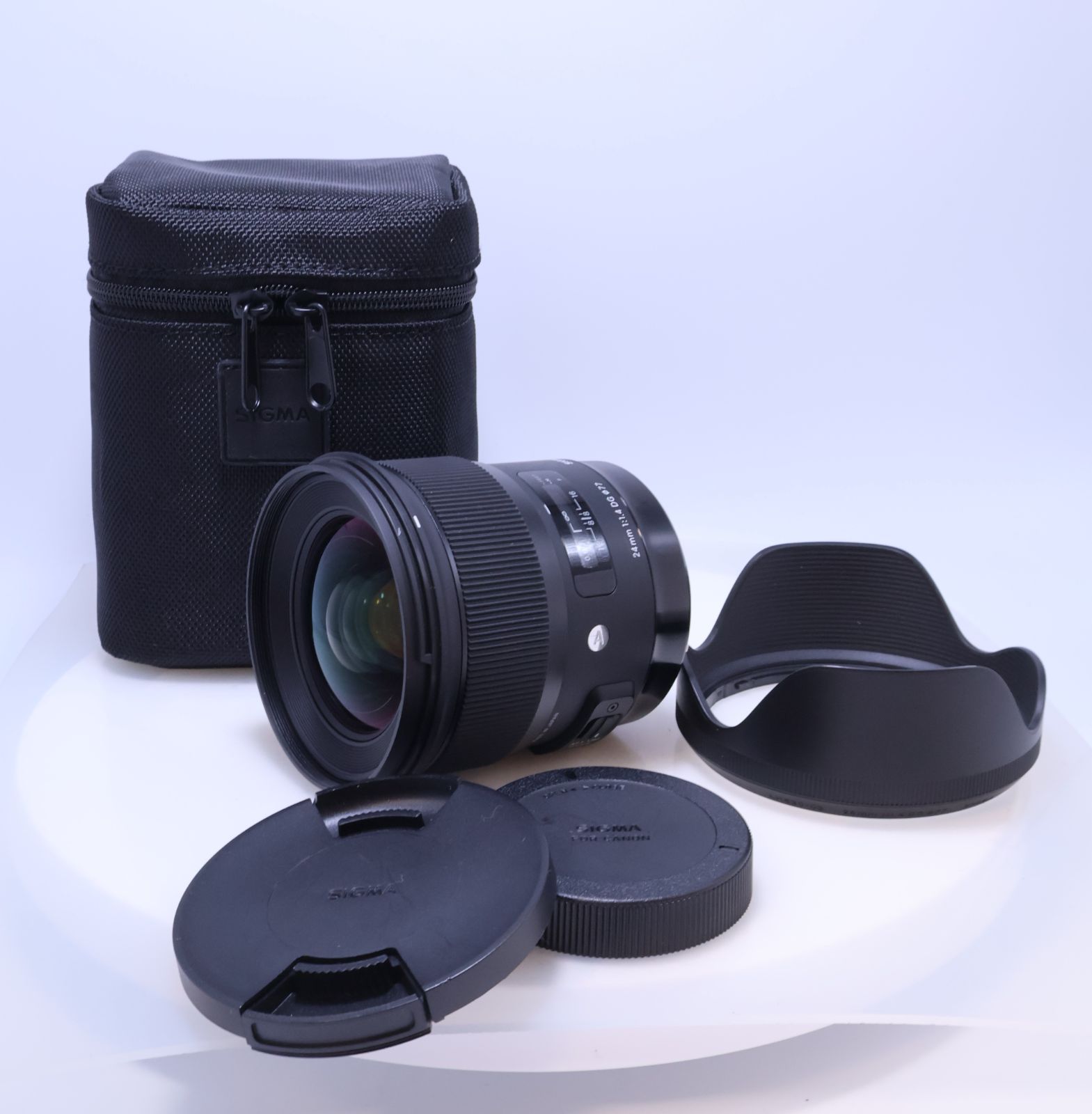 極美品】SIGMA 24mm F1.4 DG HSM Canon EFマウント レンズ 単焦点 広角 