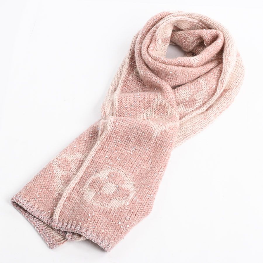 LOUISVUITTON エシャルプ モノグラム グリッター マフラー LOUIS VUITTON ルイヴィトン マフラー エシャルプモノグラムグリッター