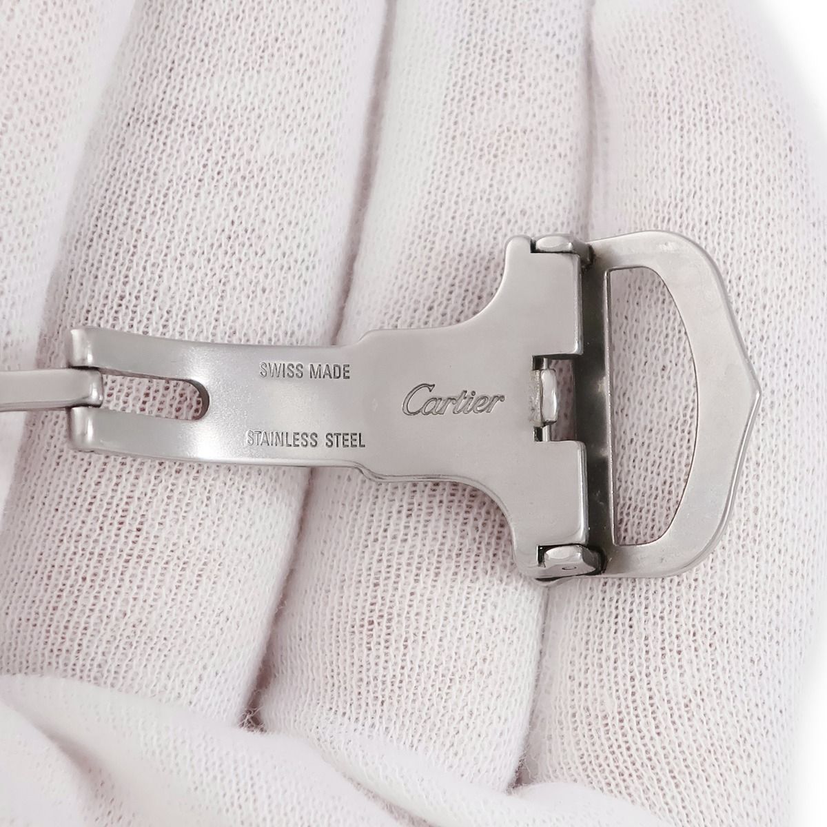 Cartier カルティエ　18mmDバックル シルバー　Cartier純正品 Cartier カルティエ 18mmDバックル シルバー Cartier純正 【公式通販】