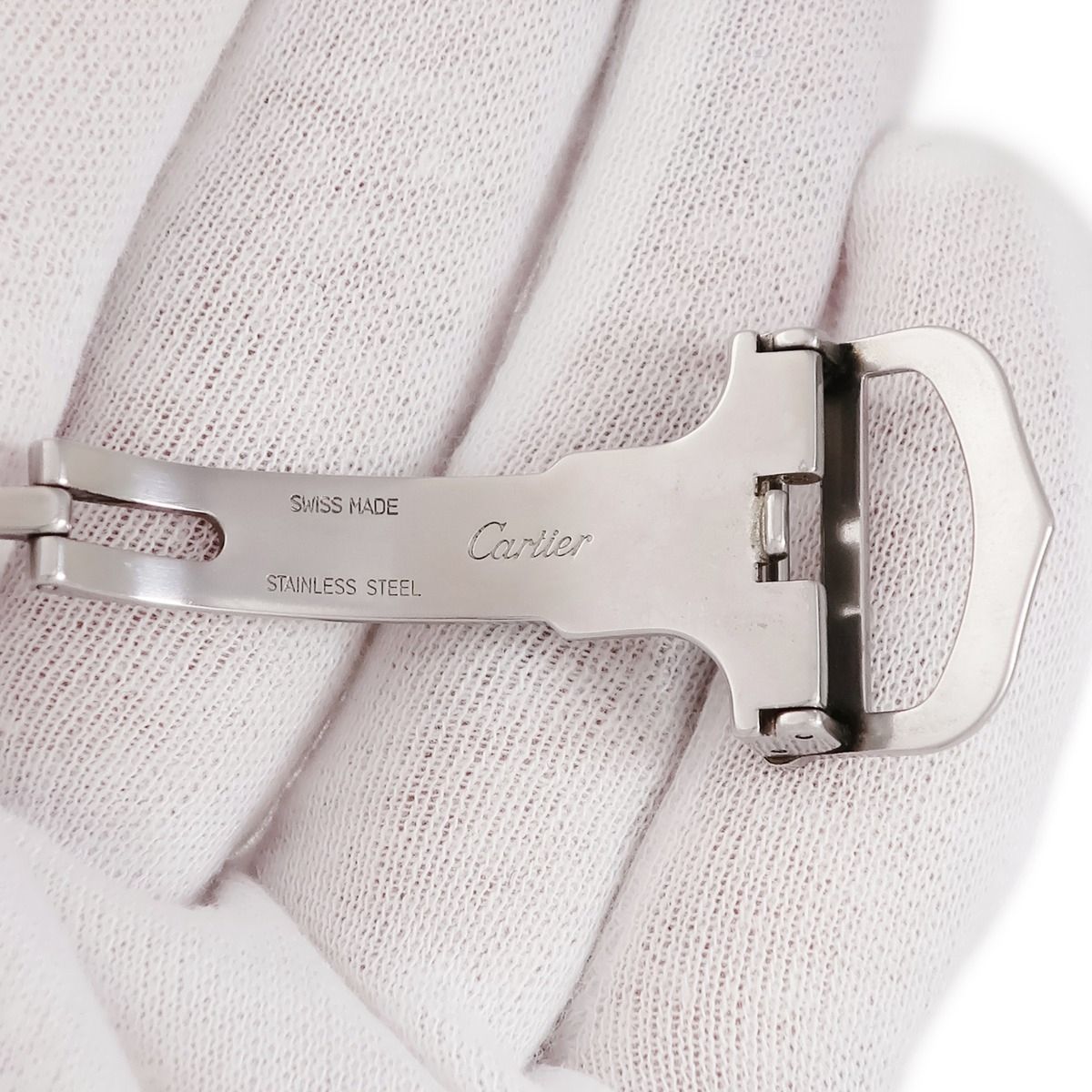 カルティエ Cartier 腕時計パーツ 純正 ステンレススチール シルバー