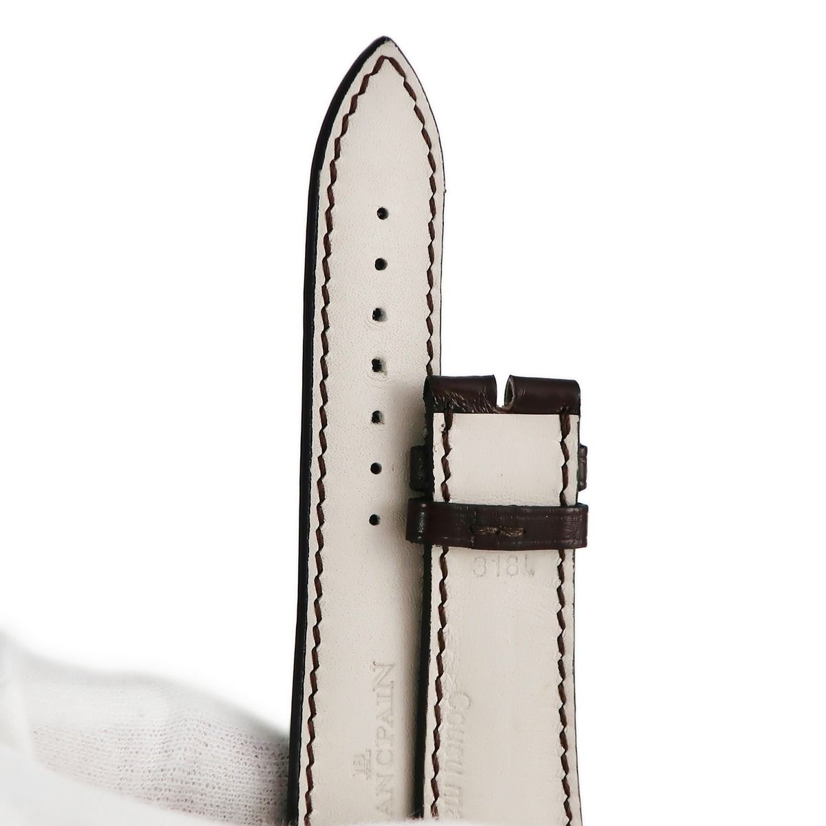 ブランパン BLANCPAIN 腕時計パーツ 純正 クロコ ベルト クロコダイル