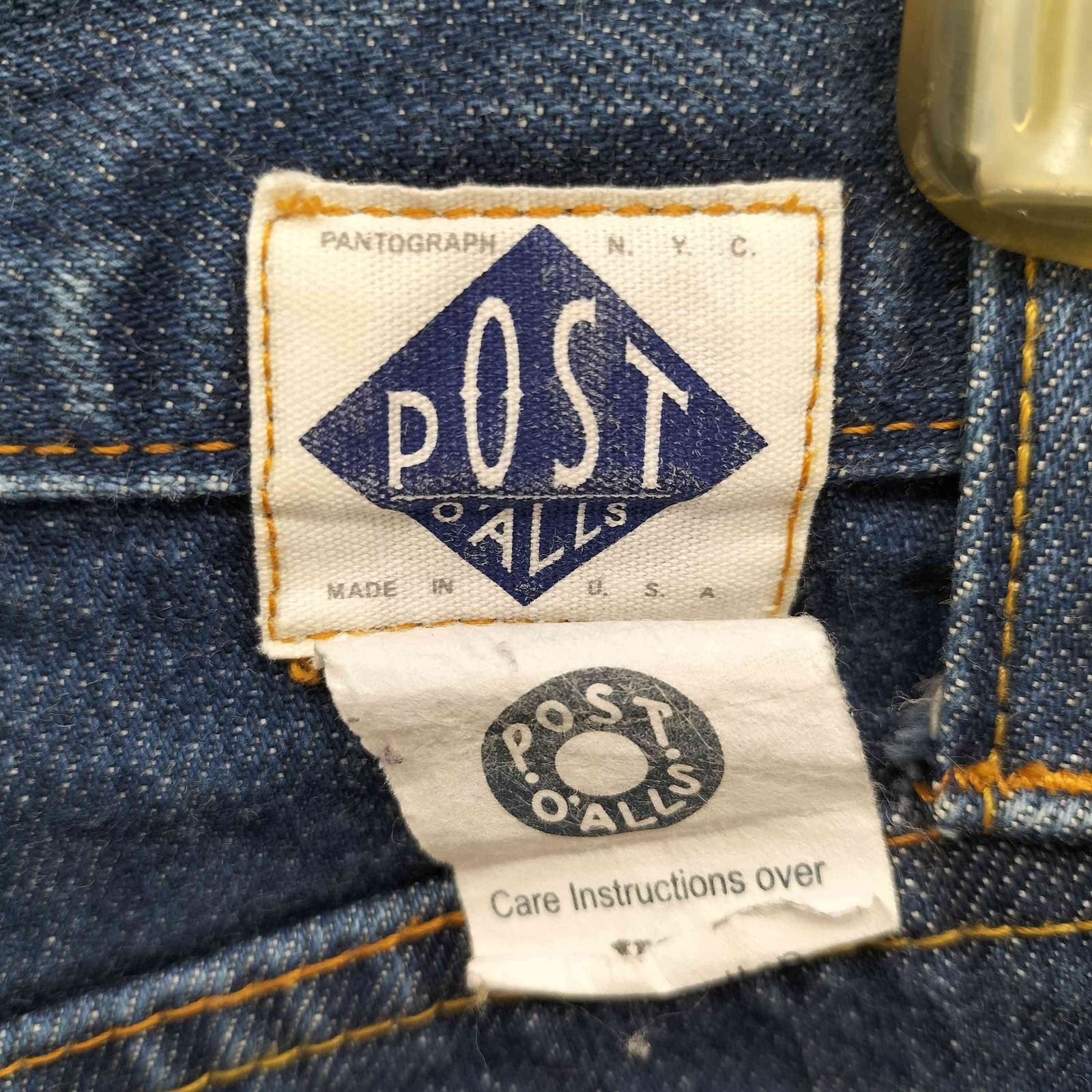 ポストオーバーオールズ POST OVERALLS USA製 SELVEDGE FIVE POCKET