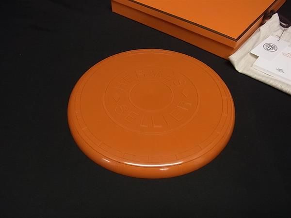 □極美品□ HERMES エルメス ウフ フリスビー ドッグ 犬用 ペット用品