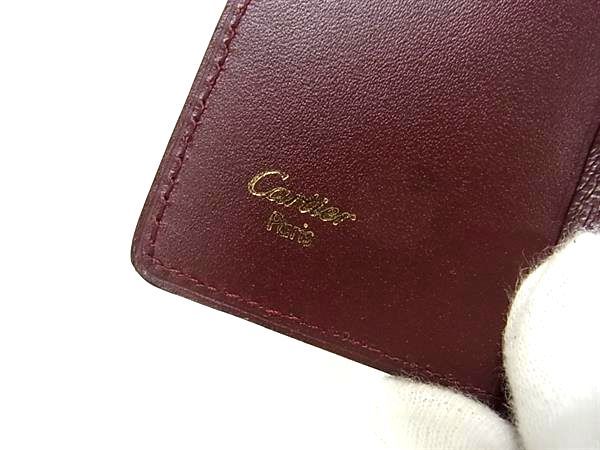 □極美品□ Cartier カルティエ マストライン レザー 6連 キーケース