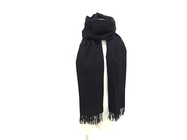 □新品同様□ HERMES エルメス カシミヤ100％ フリンジ マフラー
