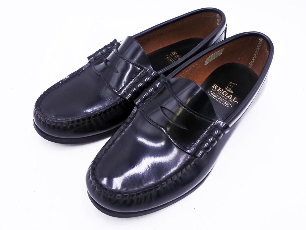 REGAL リーガル FH14 本革 レザー ローファー シューズ size23.5cm