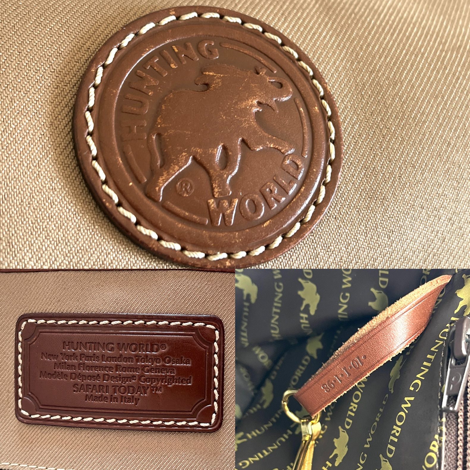 HUNTING WORLD ハンティングワールド ショルダーバッグ サファリ 