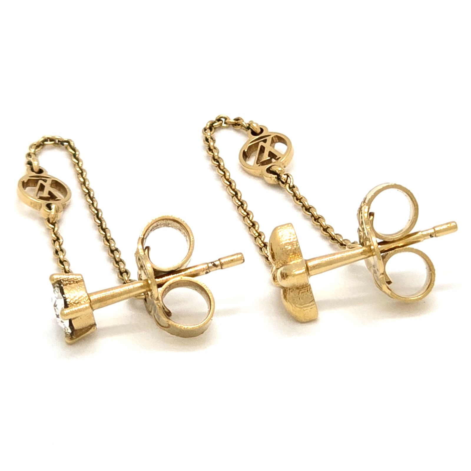 LOUIS VUITTON ルイヴィトン M00390 ピアス・プティルイ 両耳 ストラス 