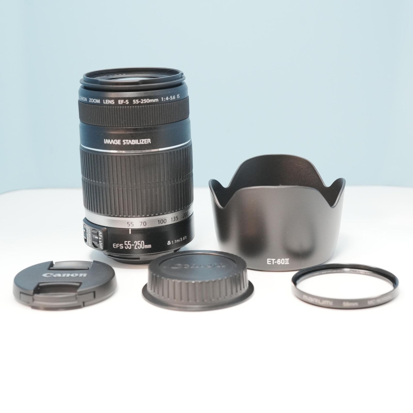 Canon純正 55-250mm EFマウント用 望遠レンズ 極美品 a5668 - メルカリ