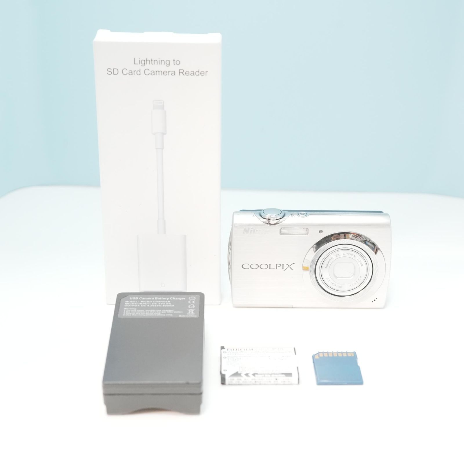 Nikon COOLPIX S230 デジカメ スマホ転送OK フルセット 美品 a5664