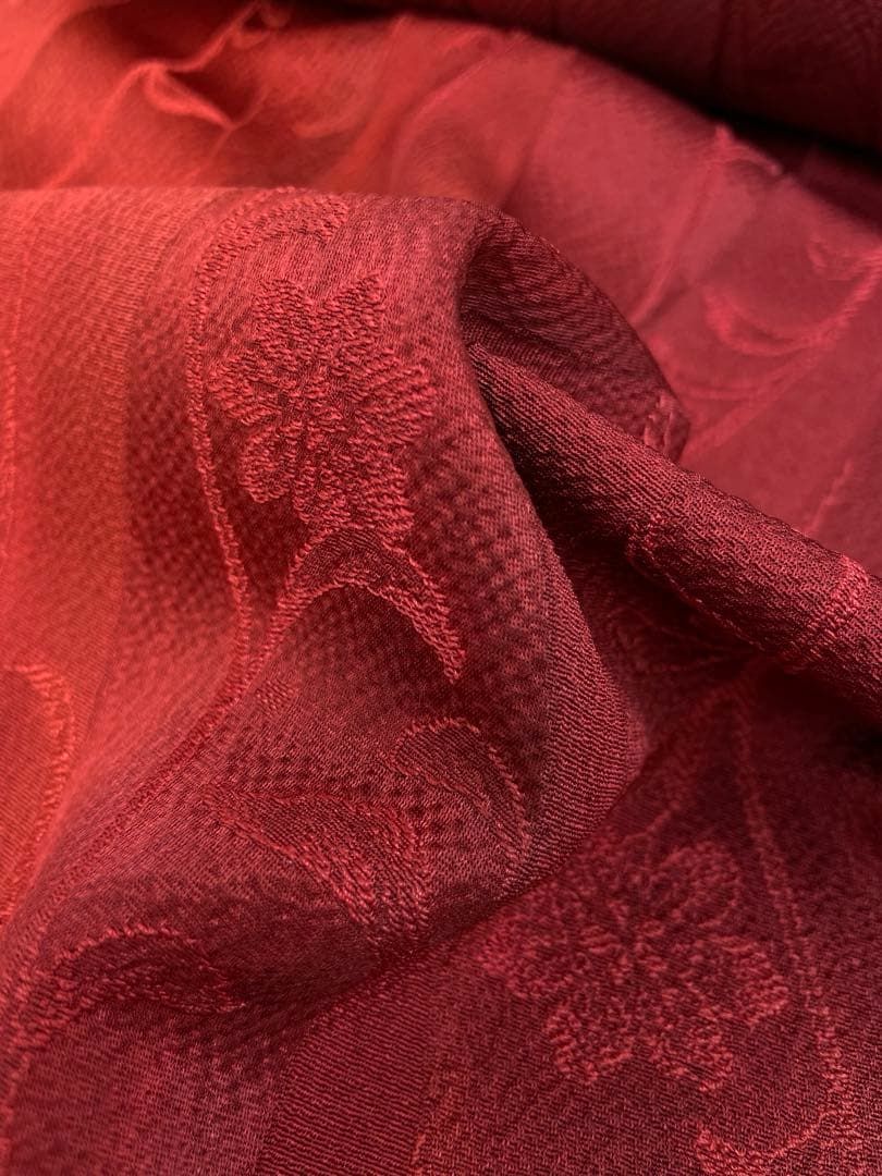 コート地 斉藤三才 紋意匠 縦ぼかし 正絹 反物 T9218 - メルカリ