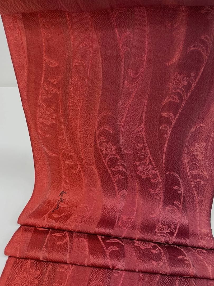 コート地 斉藤三才 染め分け 正絹 反物 コート地 斉藤三才 染め分け 正絹 反物