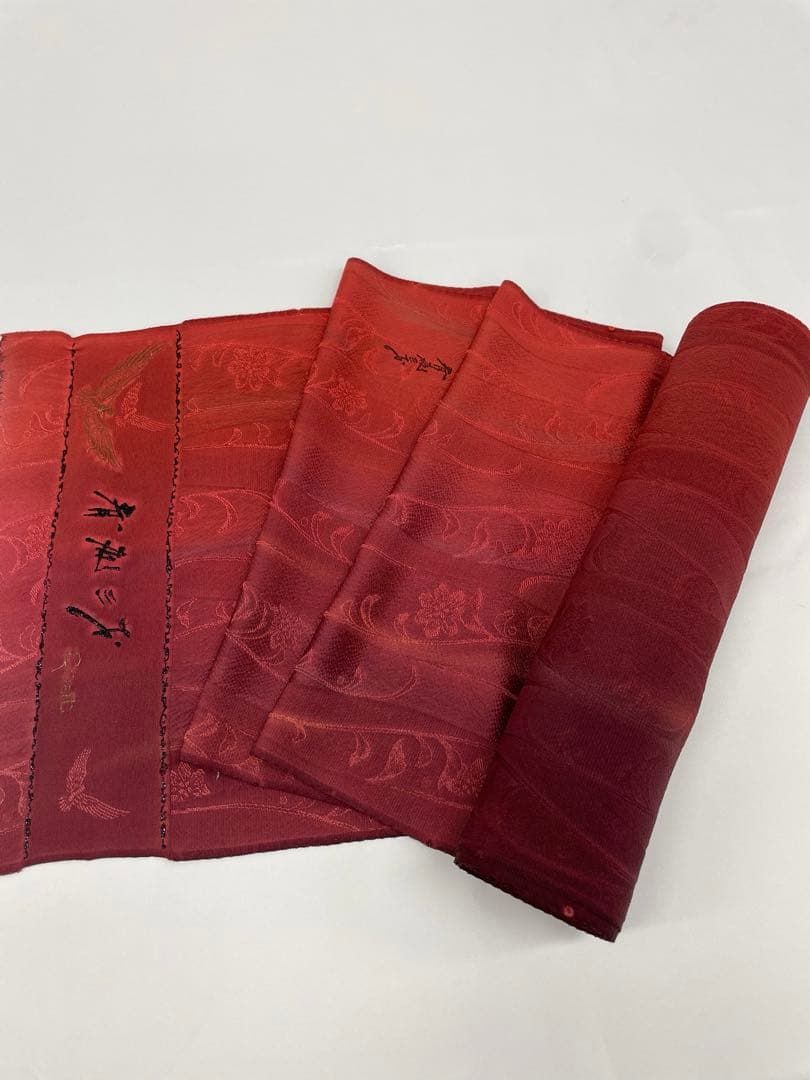 コート地 斉藤三才 紋意匠 縦ぼかし 正絹 反物 T9218 - メルカリ