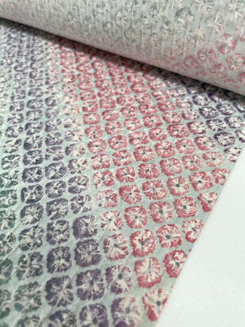 小紋 絞り織 紋意匠 正絹 反物 T9216 - メルカリ